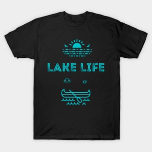 Lake Life Cute Outdoors Design for Lake Lovers T-Shirt